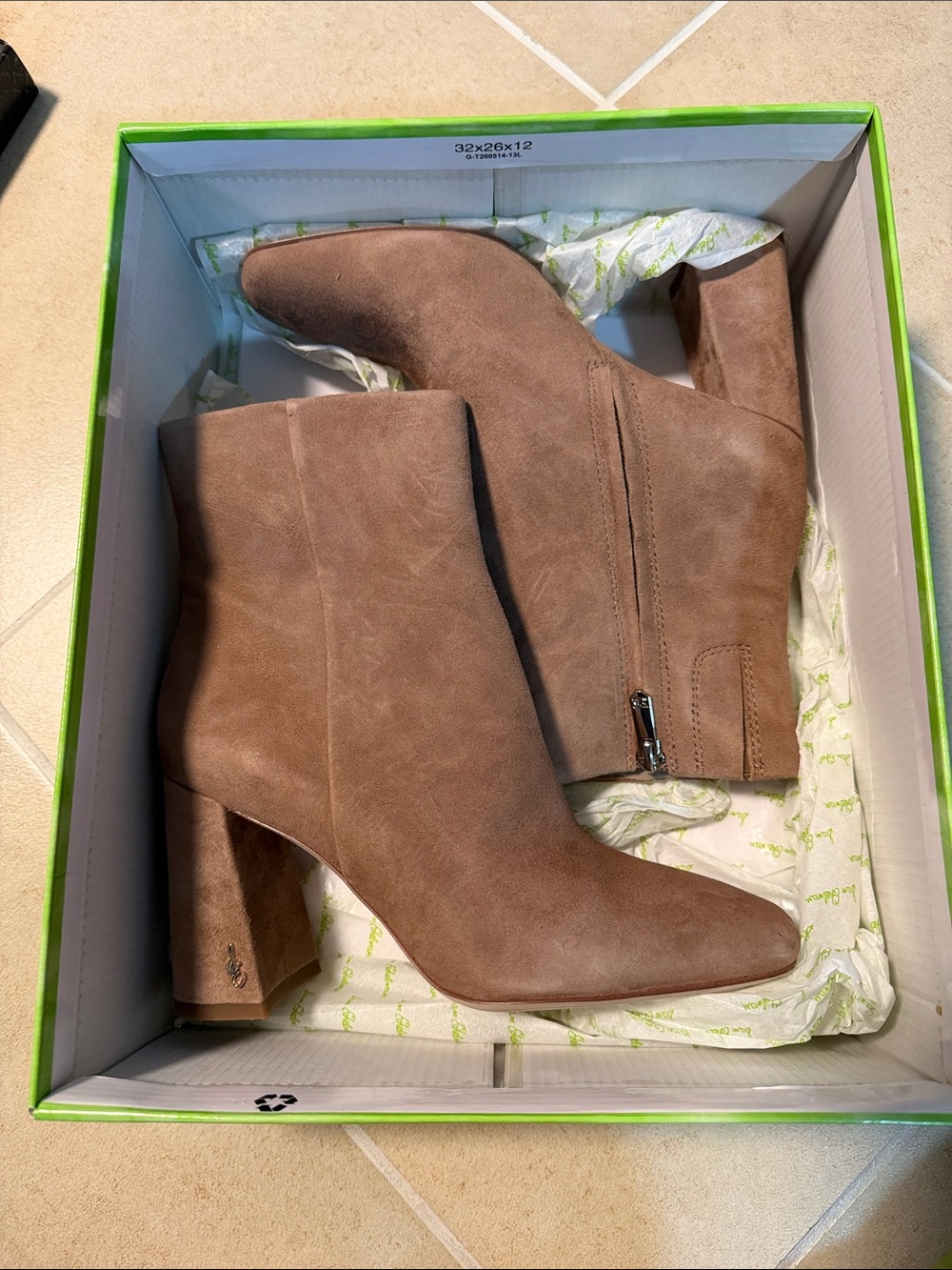 Sam Edelman Codie boots in Praline Suede